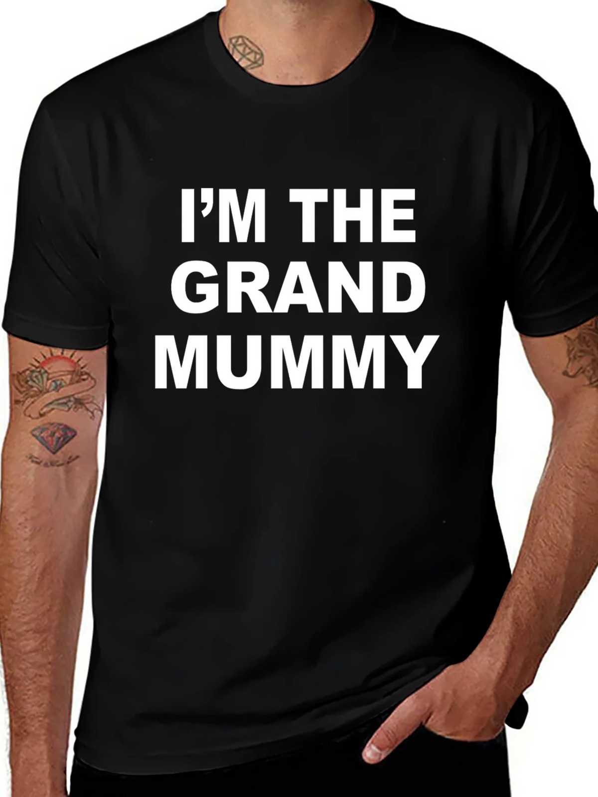 Im the Grand Mummy - Funny Graphic T-Shirt product image 1