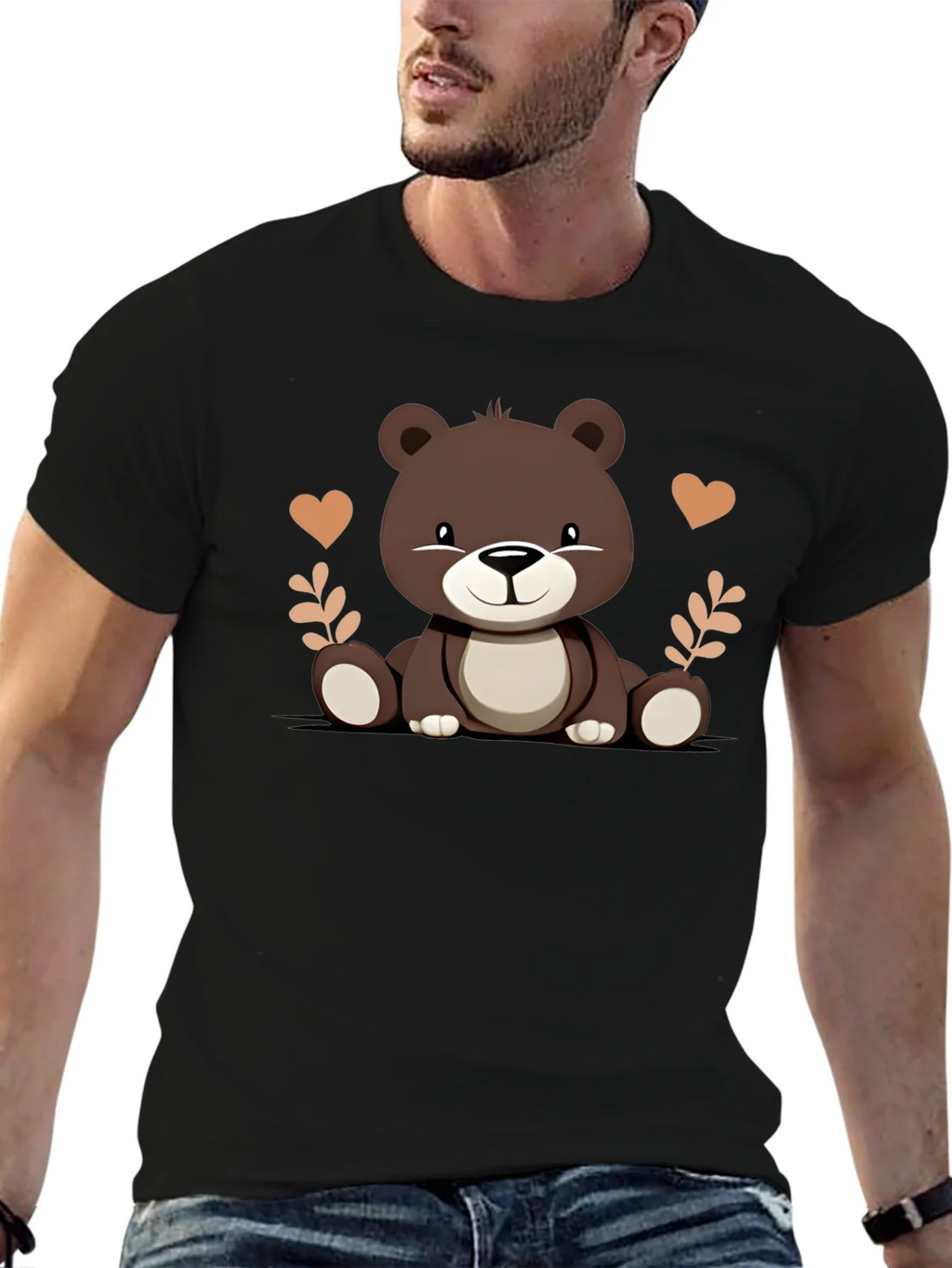 Cute Bear Graphic Tee - Soft Cotton Comfort product image 2