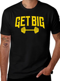 Get Big Weightlifting T-Shirt Gym Motivation product image 1
