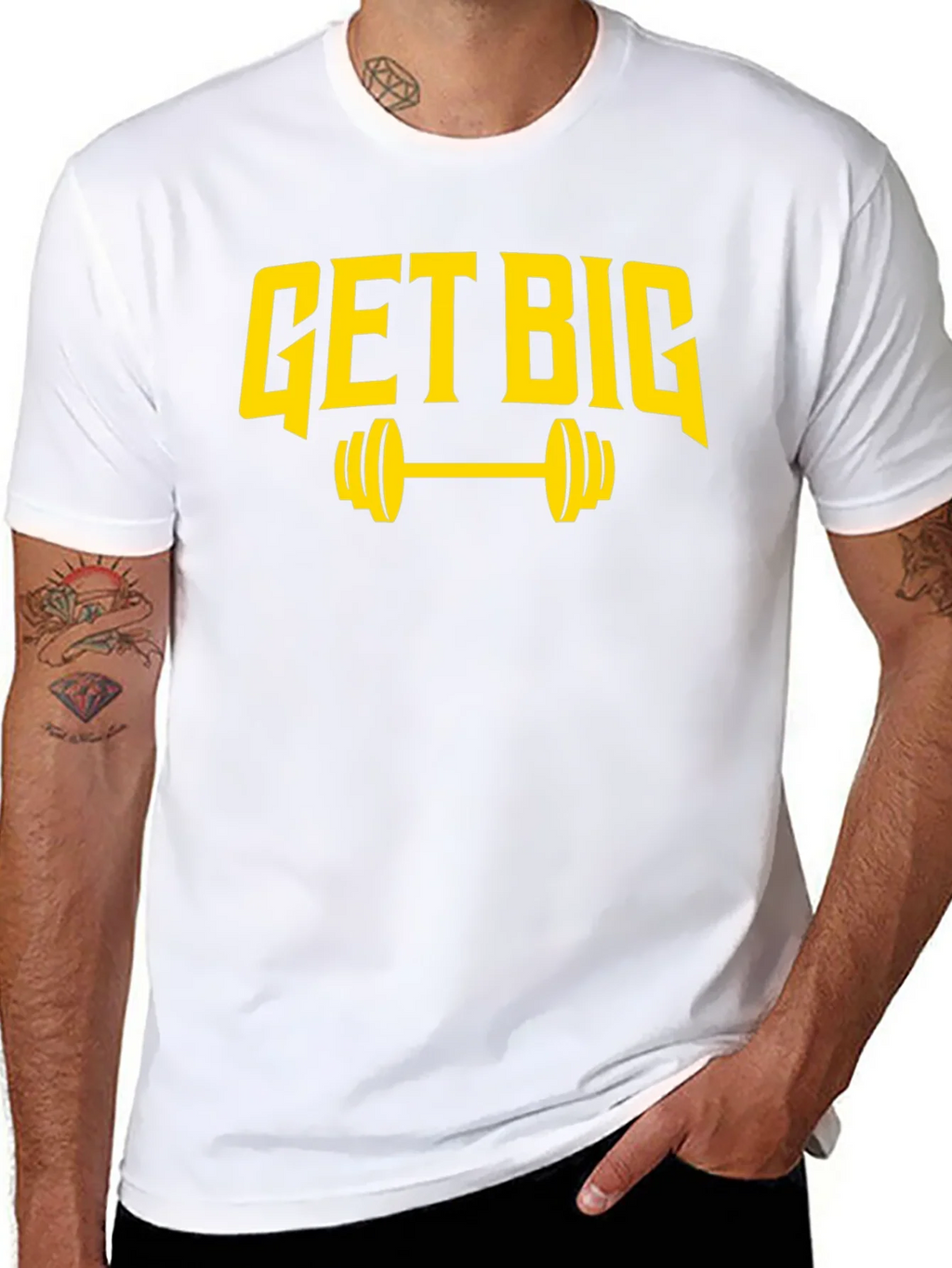 Get Big Weightlifting T-Shirt Gym Motivation product image 6