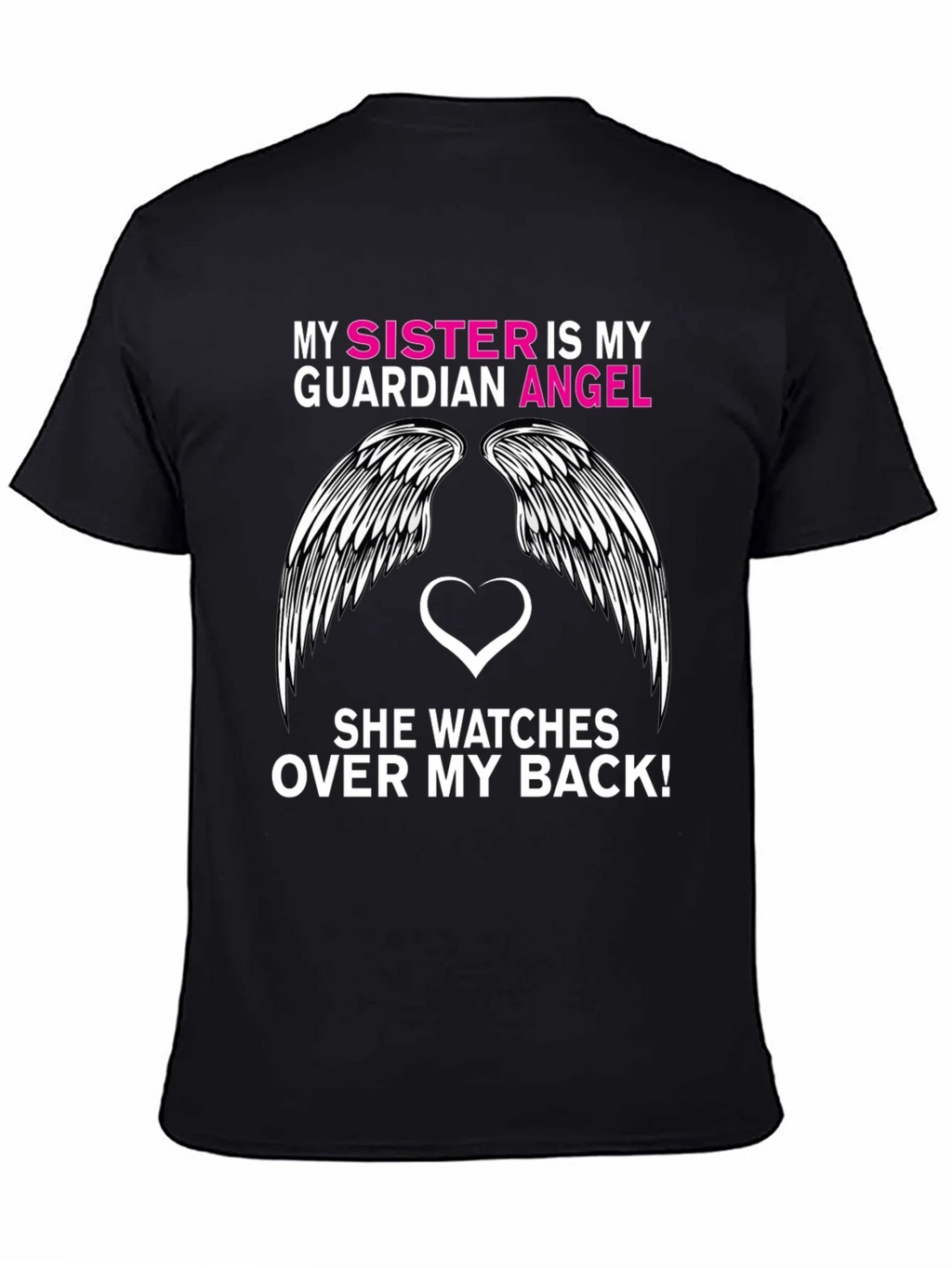 Sister Guardian Angel Graphic Tee product image 4