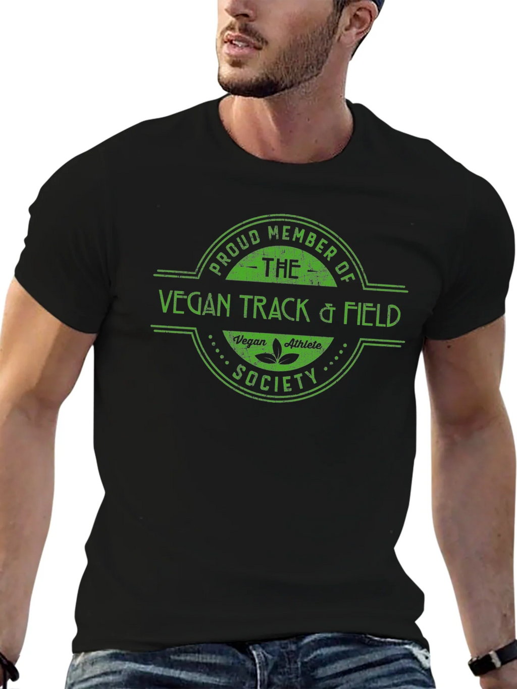 Vegan Track & Field Society T-Shirt product image 6