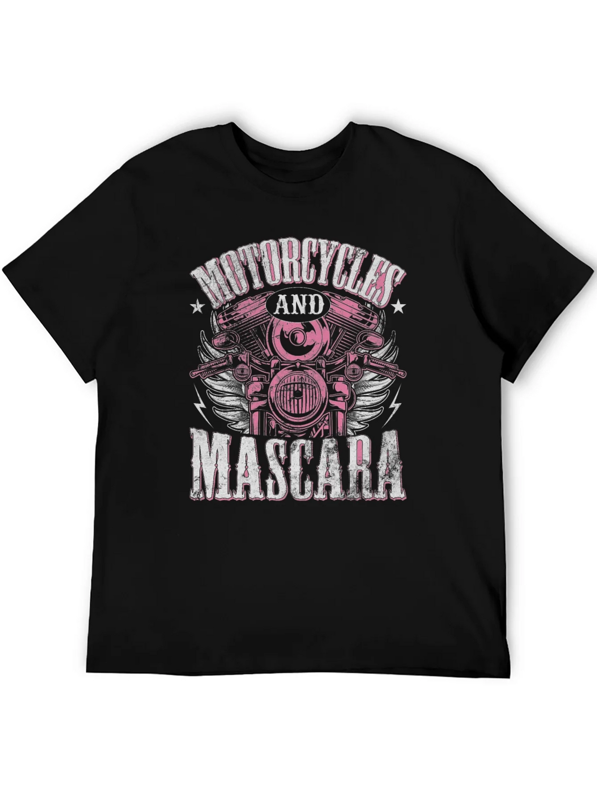 Motorcycles and Mascara Graphic Tee product image 5
