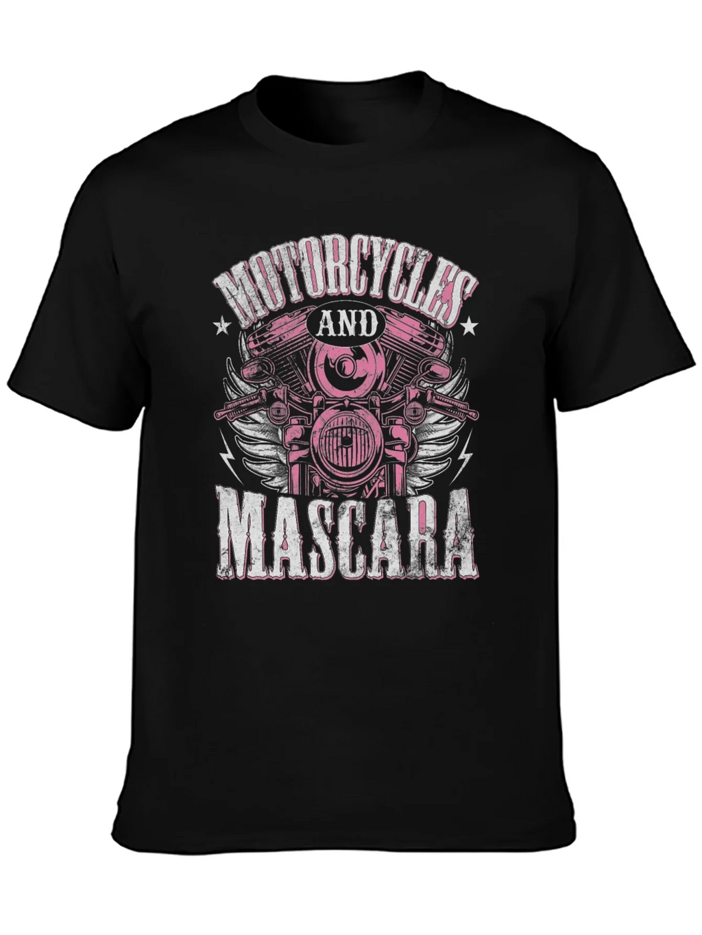 Motorcycles and Mascara Graphic Tee product image 3