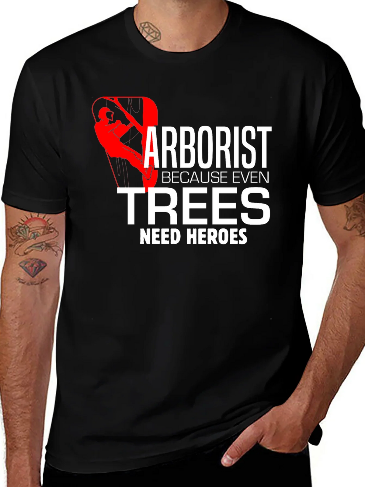Arborist Hero T-Shirt Tree Climber Arboriculture Tee product image 1