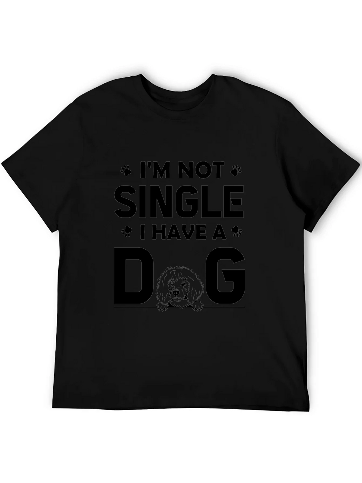 Im Not Single I Have A Dog Graphic Tee product image 2
