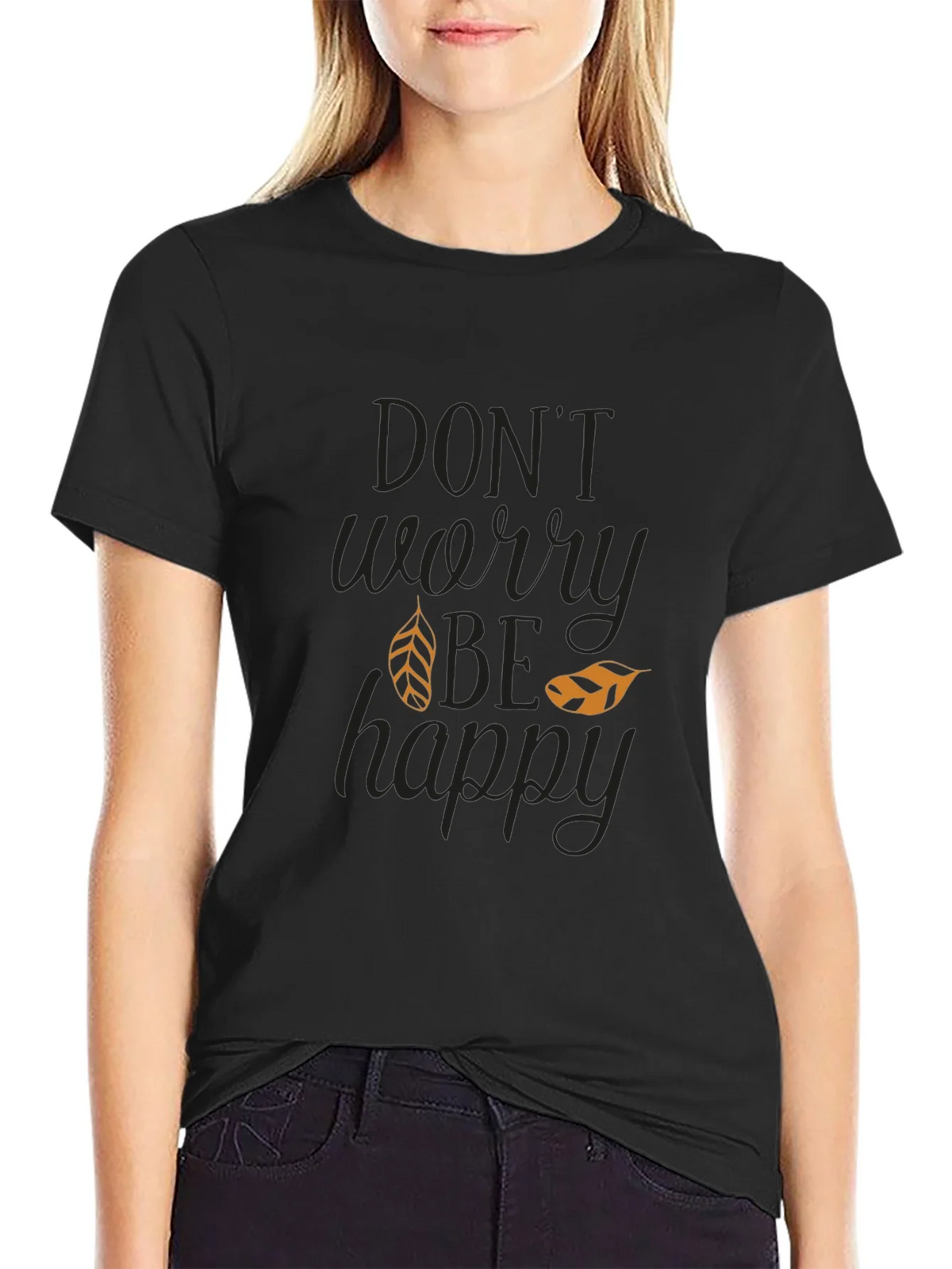 Dont Worry Be Happy Graphic T-Shirt product image 2