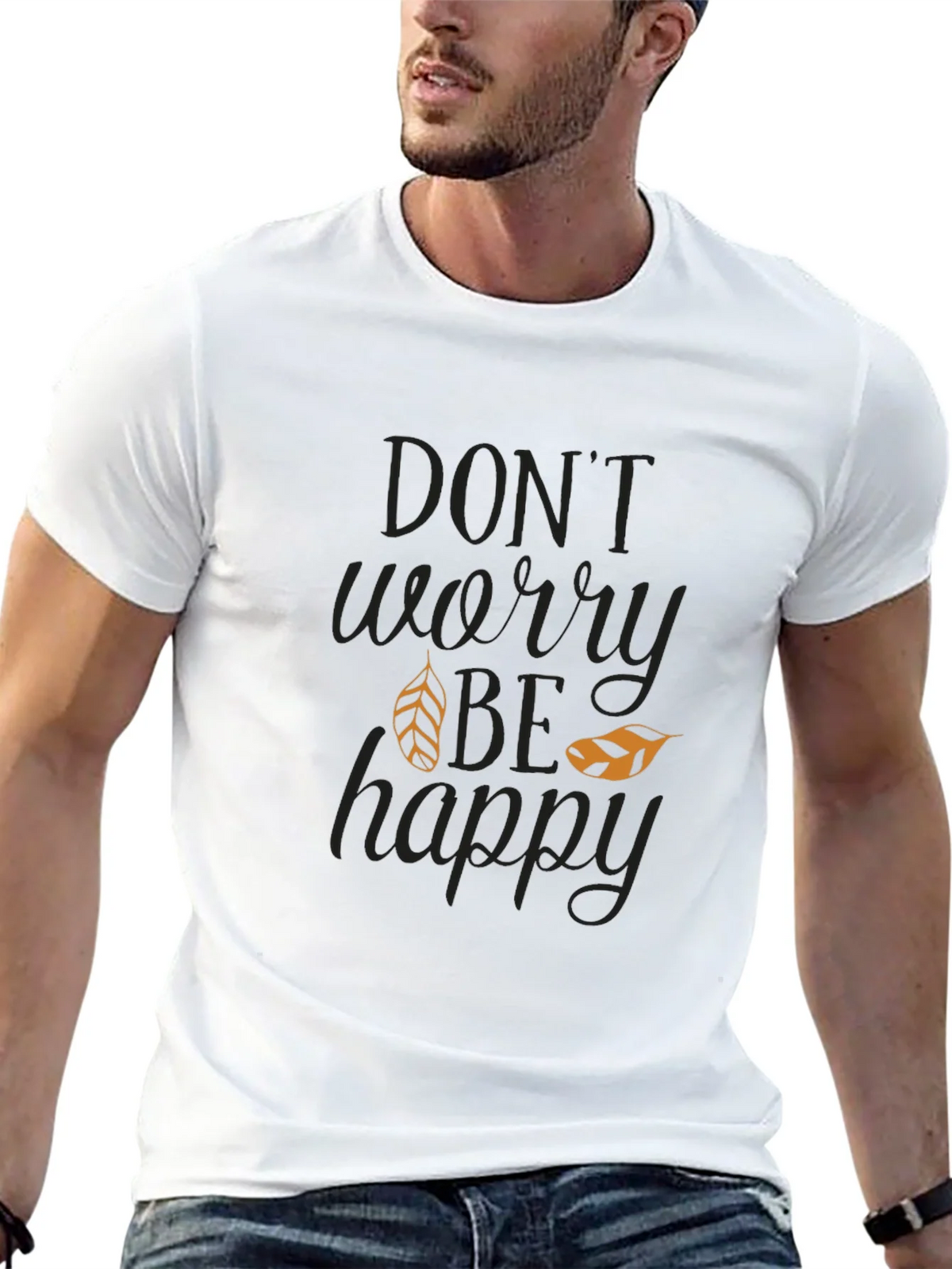 Dont Worry Be Happy Graphic T-Shirt product image 12