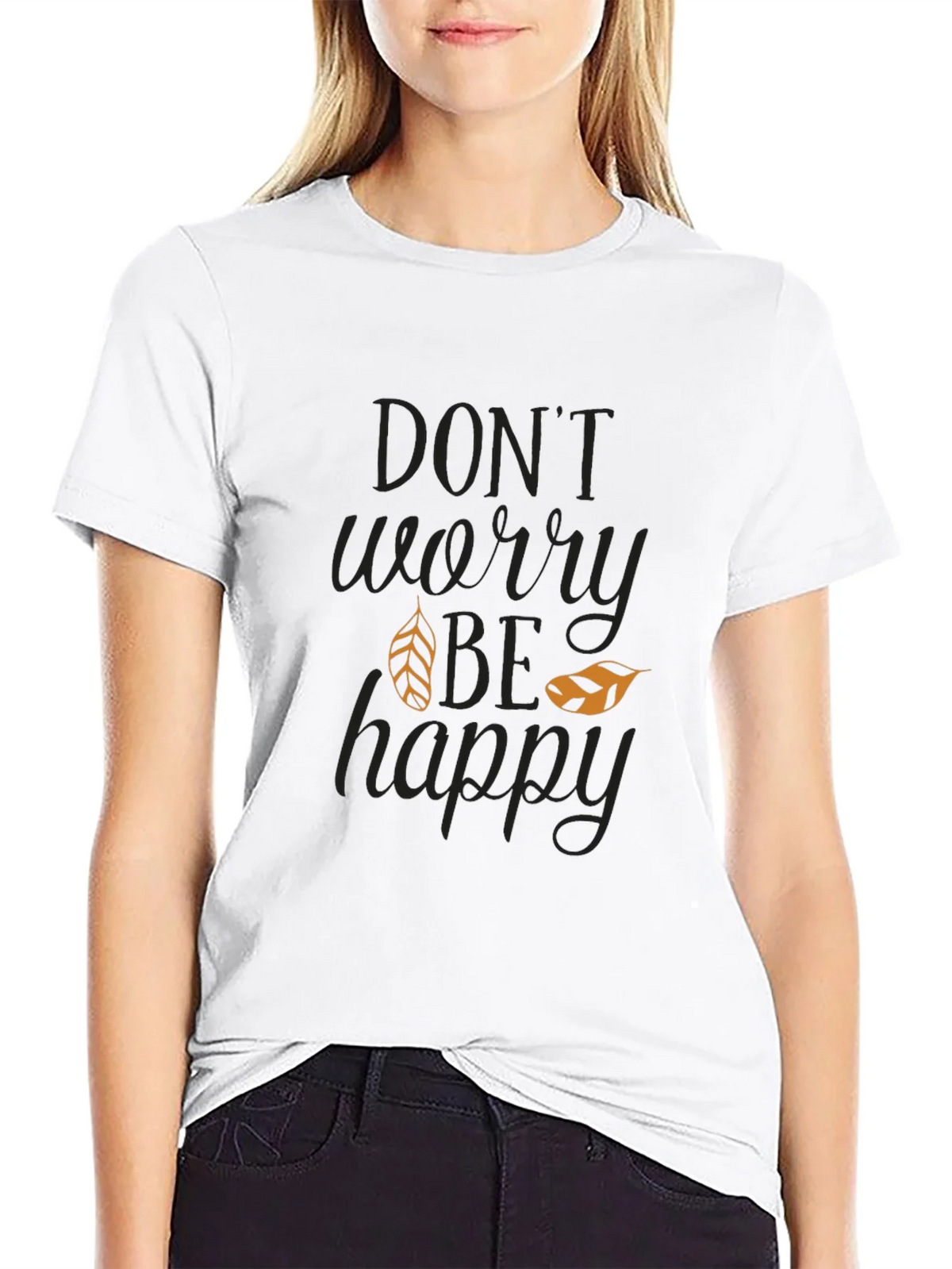 Dont Worry Be Happy Graphic T-Shirt product image 8