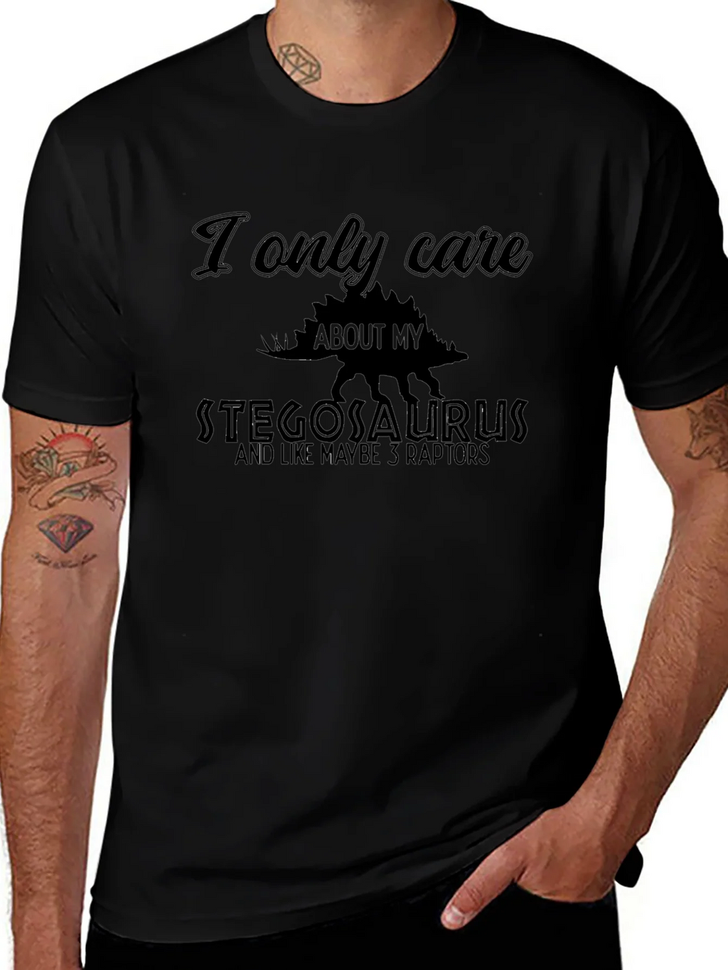 Stegosaurus T-Shirt - Dinosaur Lover Tee product image 1