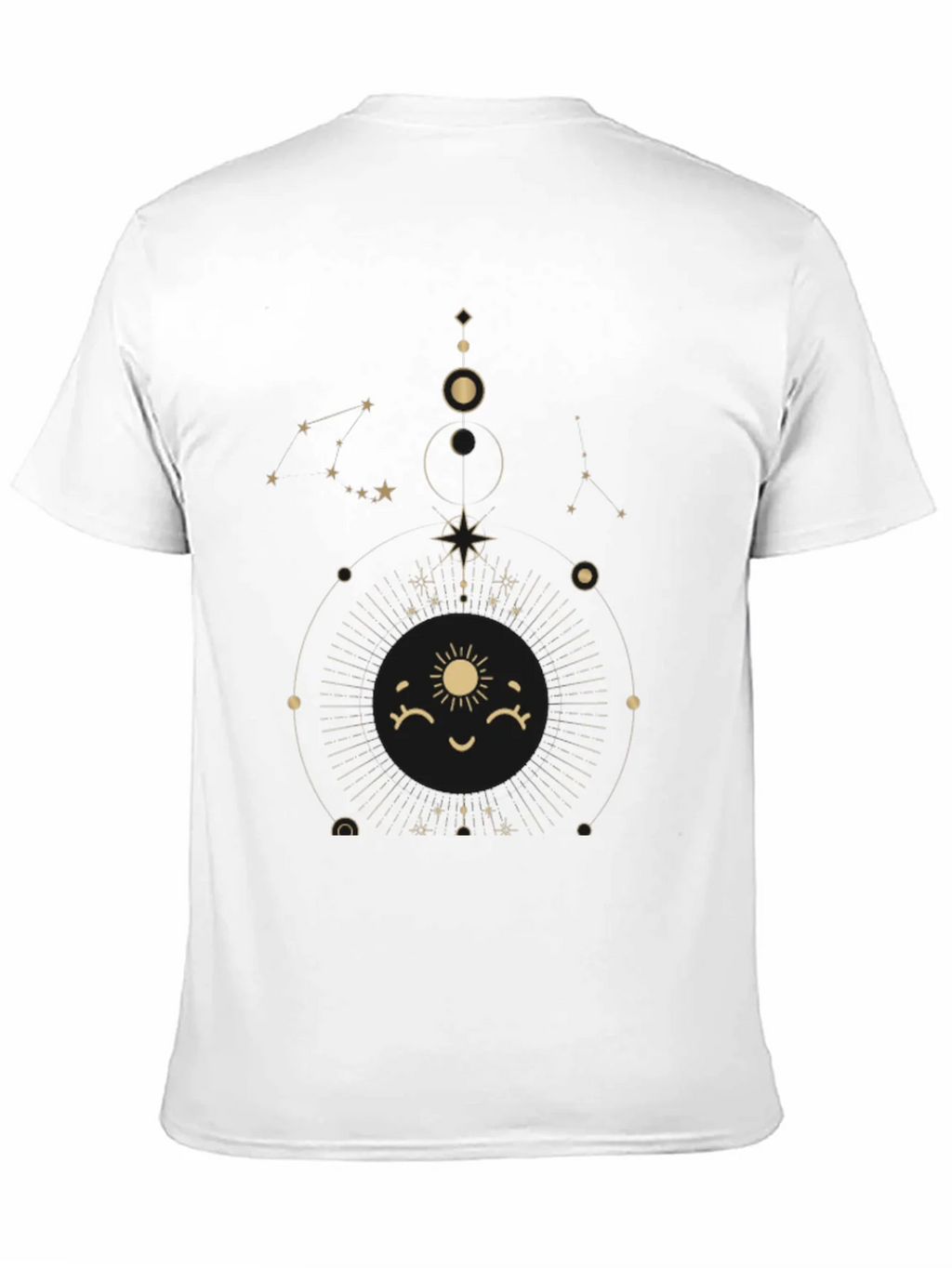 Celestial Sun Graphic Tee - Stylish Black Cotton T-Shirt product image 10