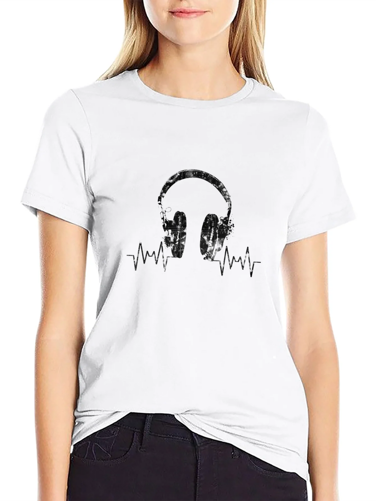 Headphones Graphic Tee - Music Lover Shirt product image 5