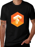 TensorFlow Logo Black T-Shirt product image 1