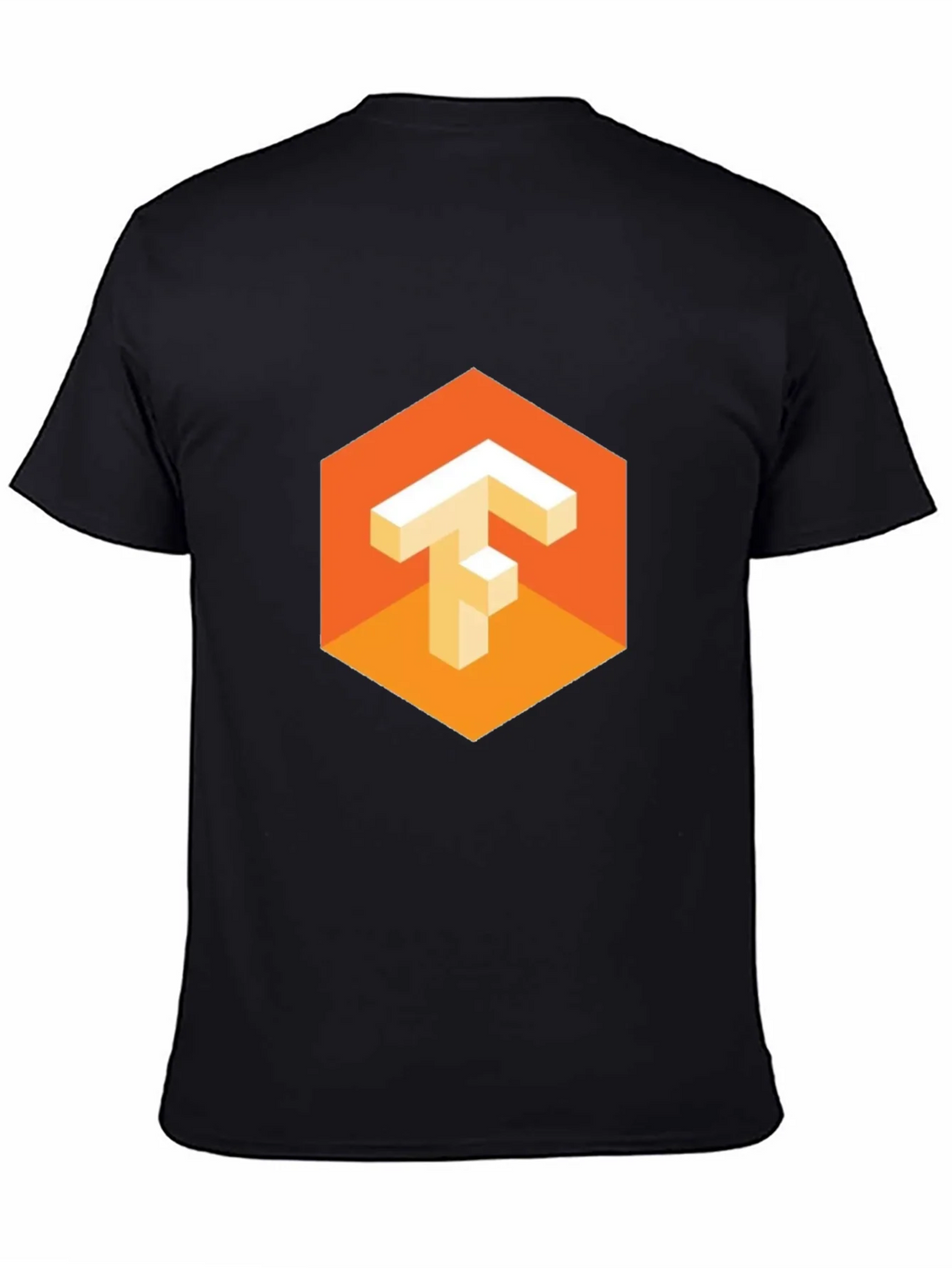 TensorFlow Logo Black T-Shirt product image 4