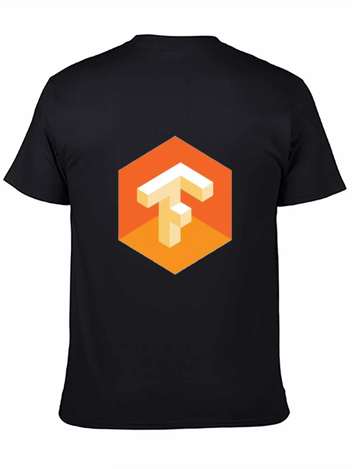 TensorFlow Logo Black T-Shirt product image 4