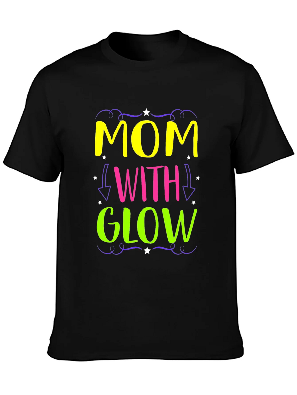 Mom With Glow - Novelty Graphic Tee product image 3