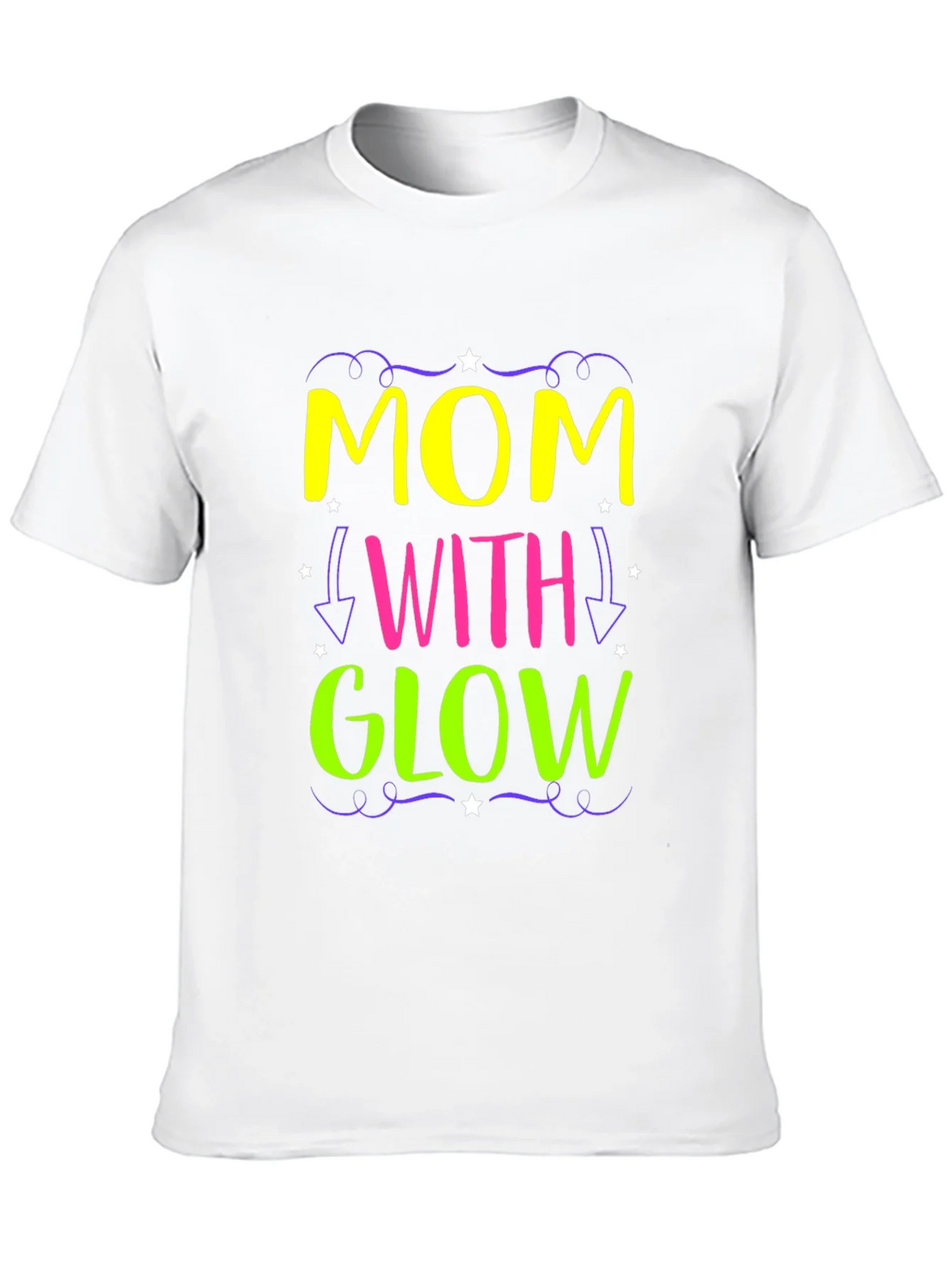 Mom With Glow - Novelty Graphic Tee product image 9