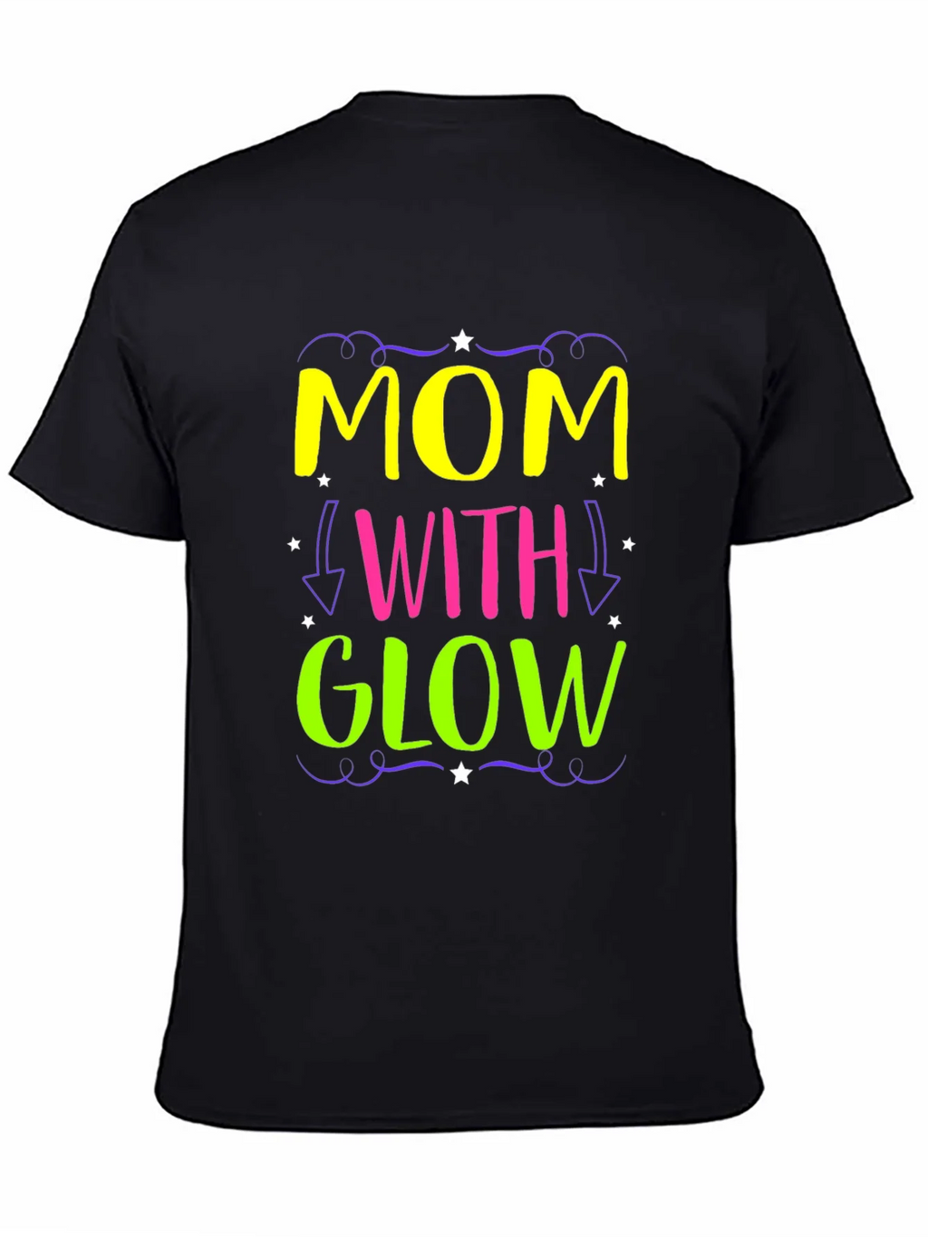 Mom With Glow - Novelty Graphic Tee product image 4
