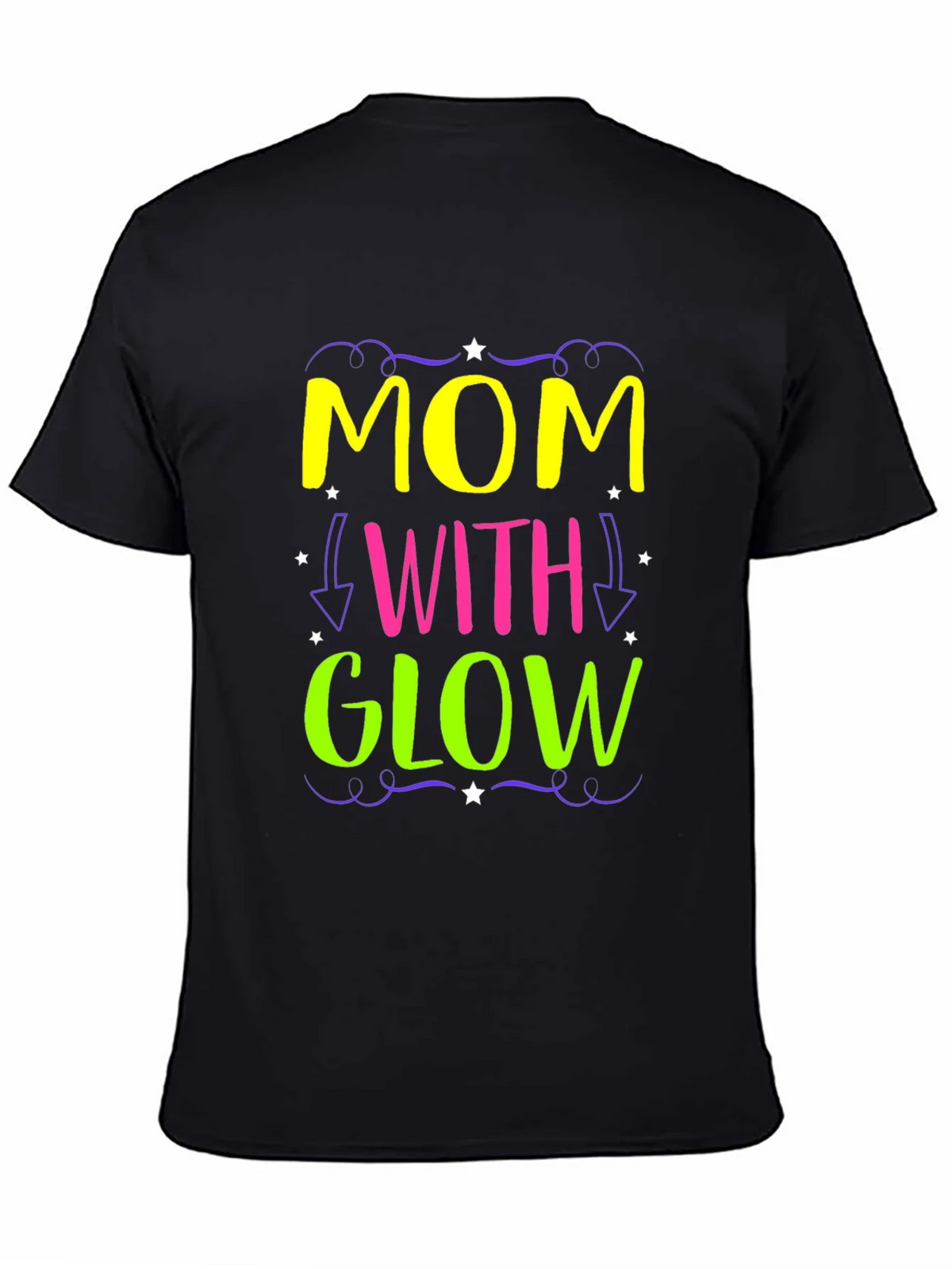 Mom With Glow - Novelty Graphic Tee product image 4