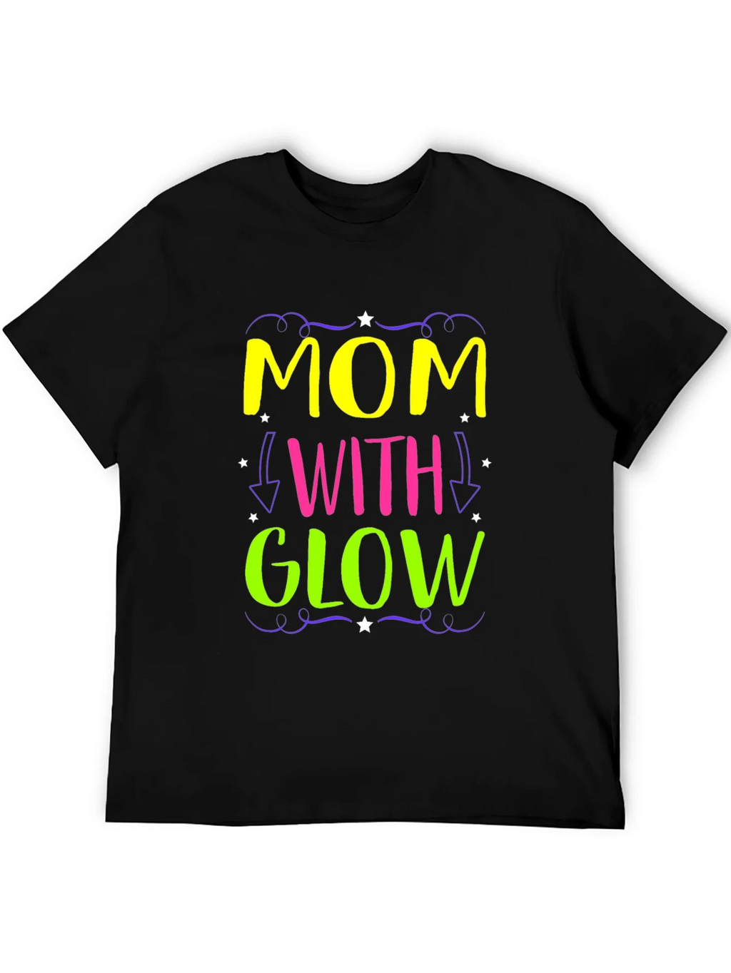 Mom With Glow - Novelty Graphic Tee product image 5