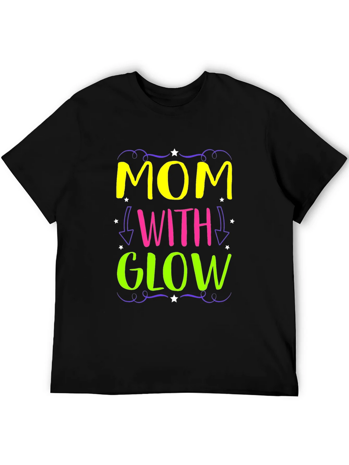 Mom With Glow - Novelty Graphic Tee product image 5