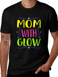 Mom With Glow - Novelty Graphic Tee product image 1