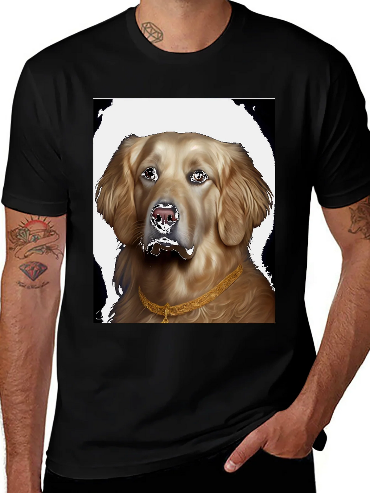 Golden Retriever T-Shirt - Regal Dog Graphic Tee product image 1