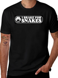 I Brake for Snakes T-Shirt product image 1