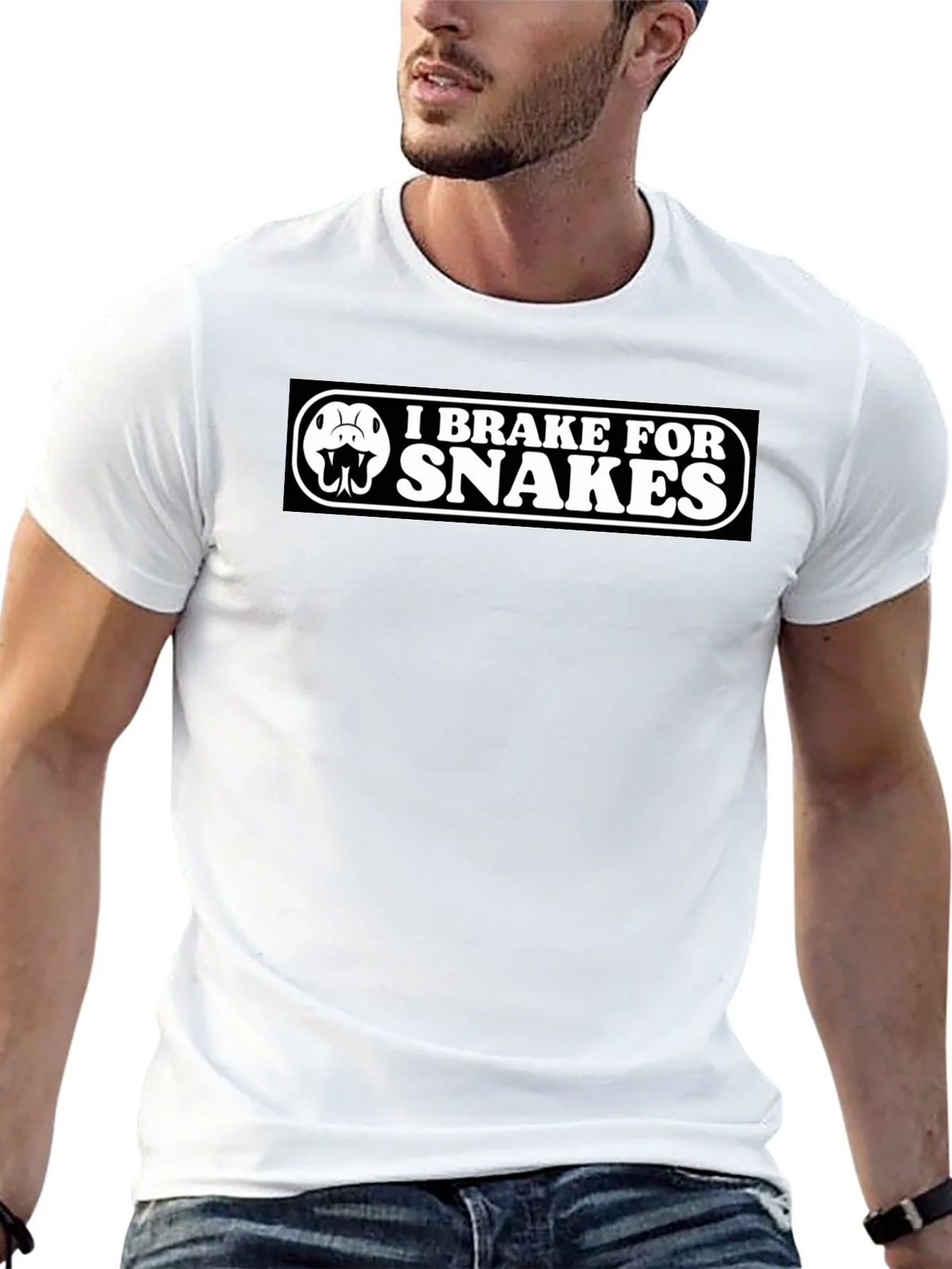 I Brake for Snakes T-Shirt product image 12