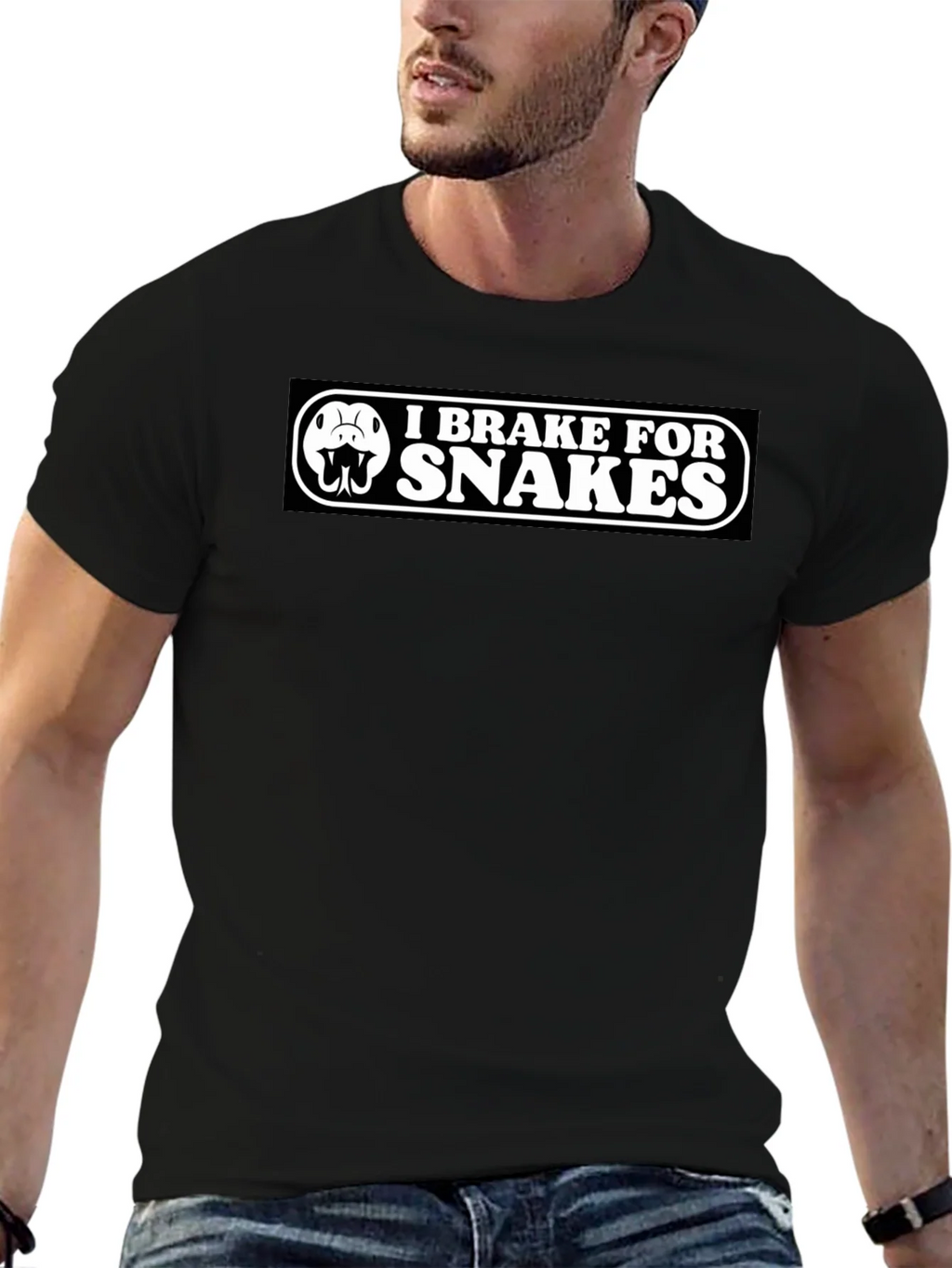 I Brake for Snakes T-Shirt product image 6