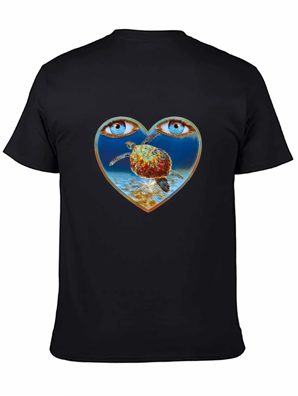 Turtle Eye Heart Graphic Tee product image 4