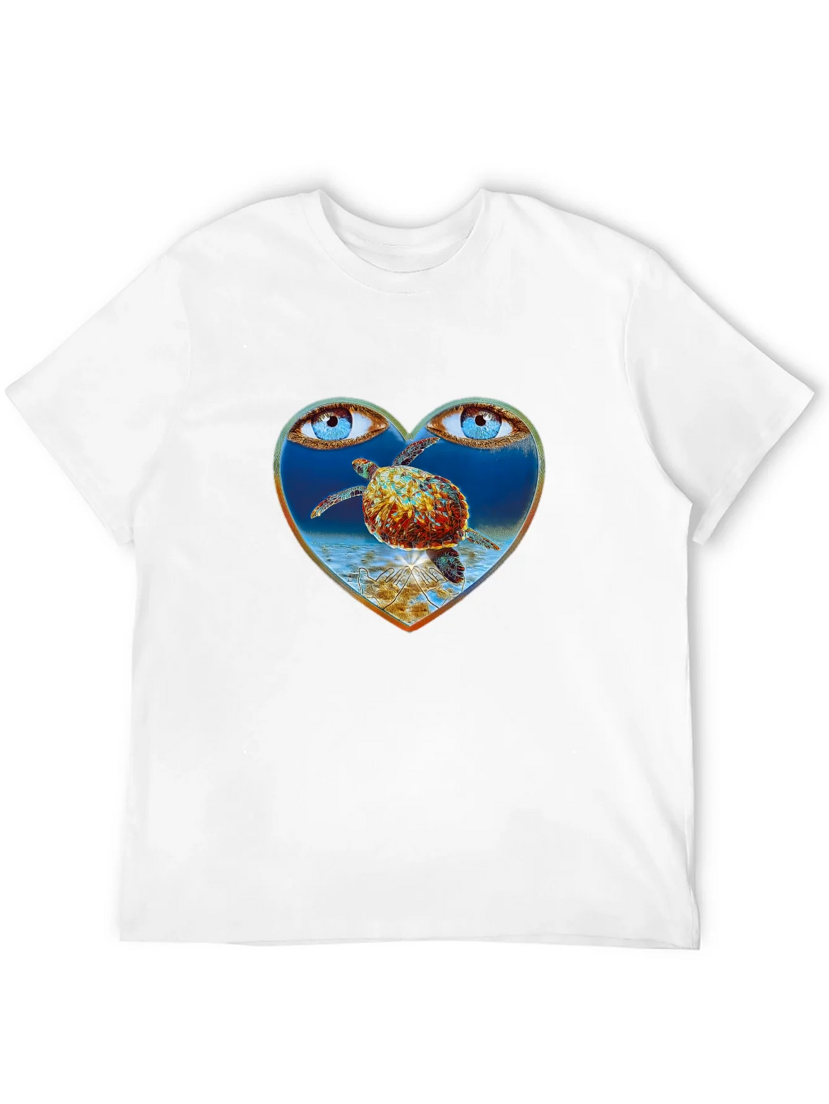 Turtle Eye Heart Graphic Tee product image 11