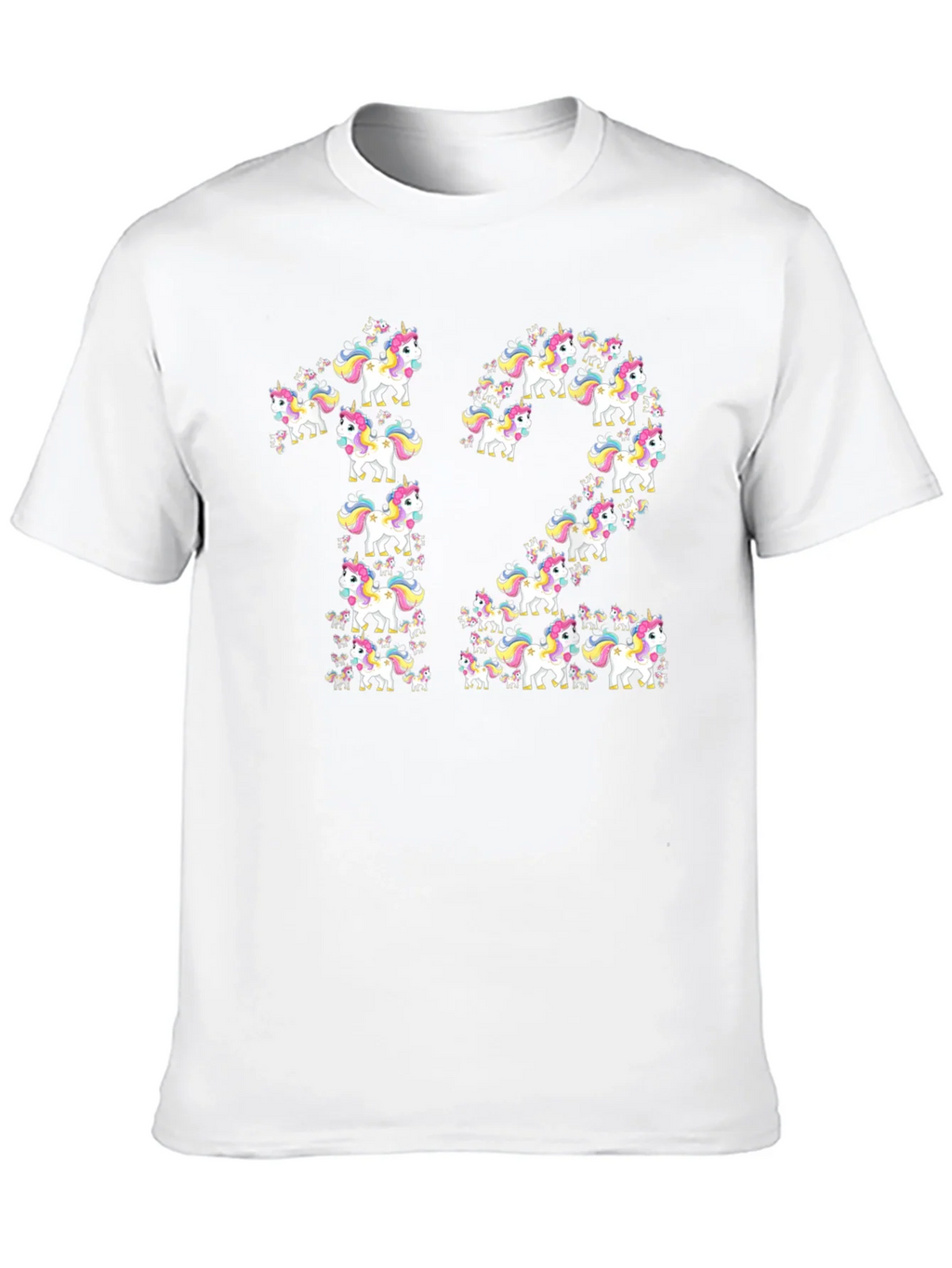 Unicorn 12th Birthday T-Shirt - Black product image 9