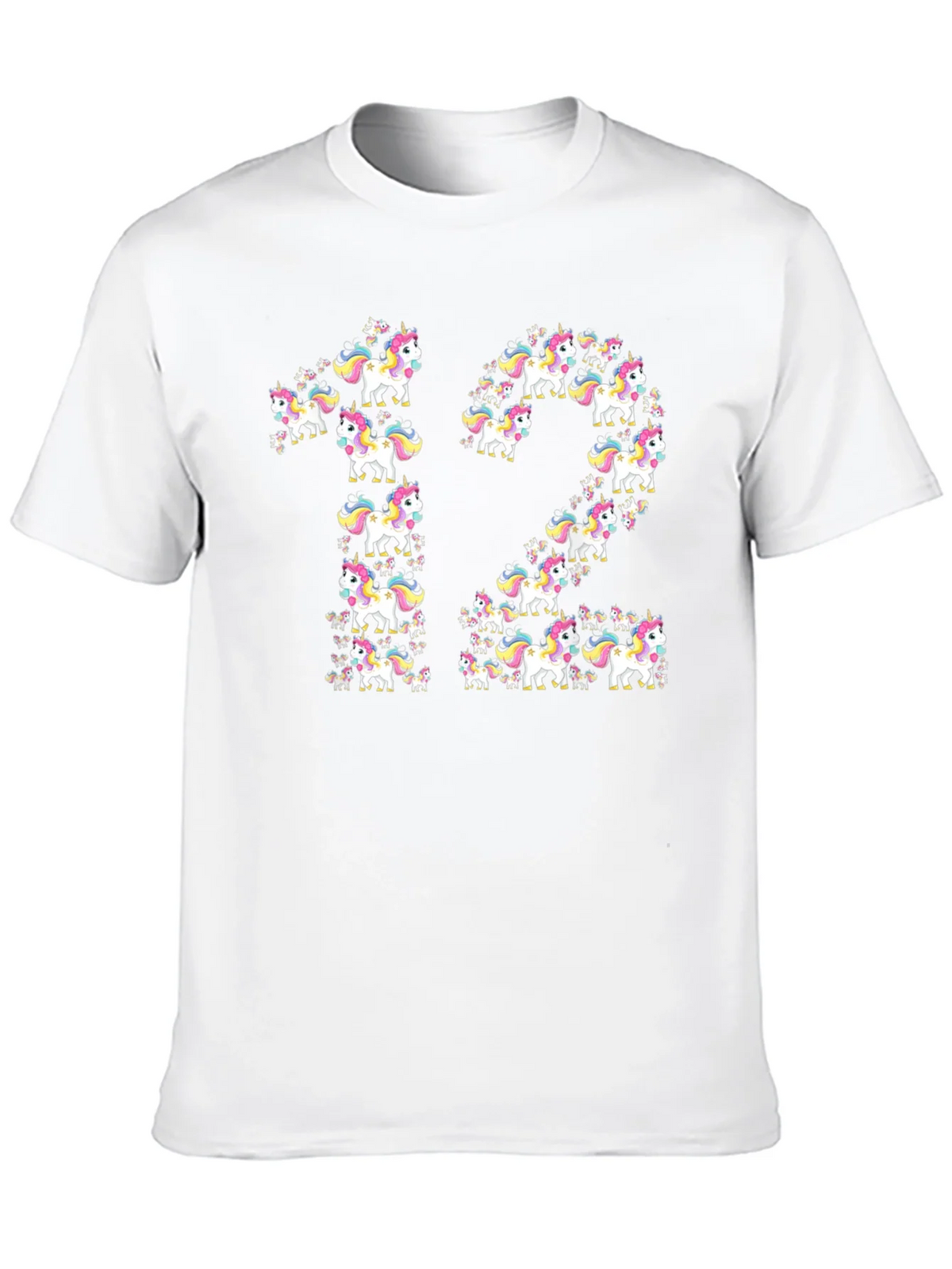 Unicorn 12th Birthday T-Shirt - Black product image 9