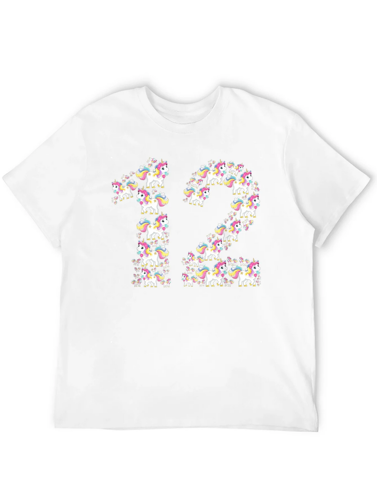 Unicorn 12th Birthday T-Shirt - Black product image 11