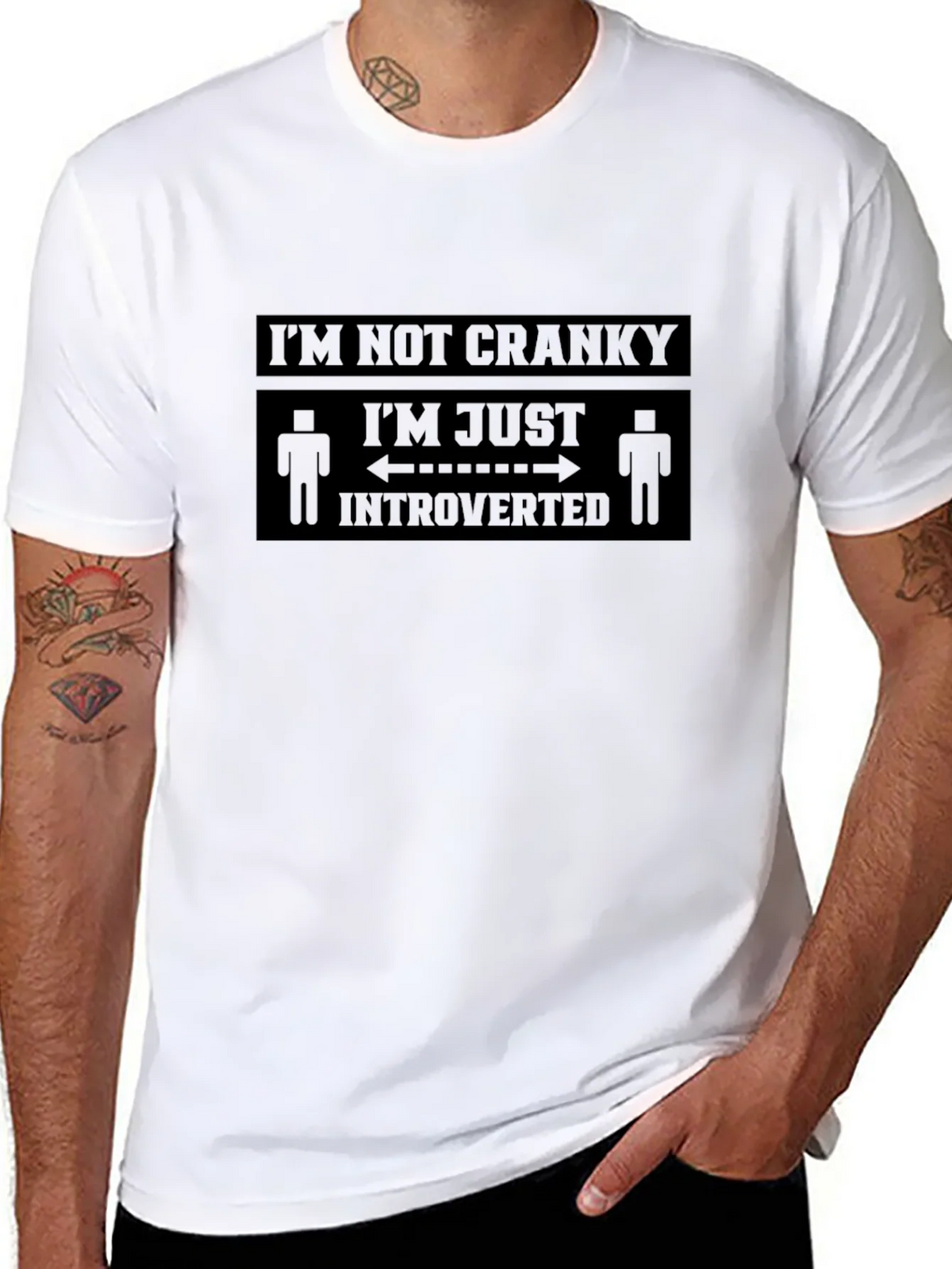 Introverted Humor Graphic Tee product image 5