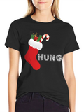 Festive Christmas Stocking T-Shirt product image 1