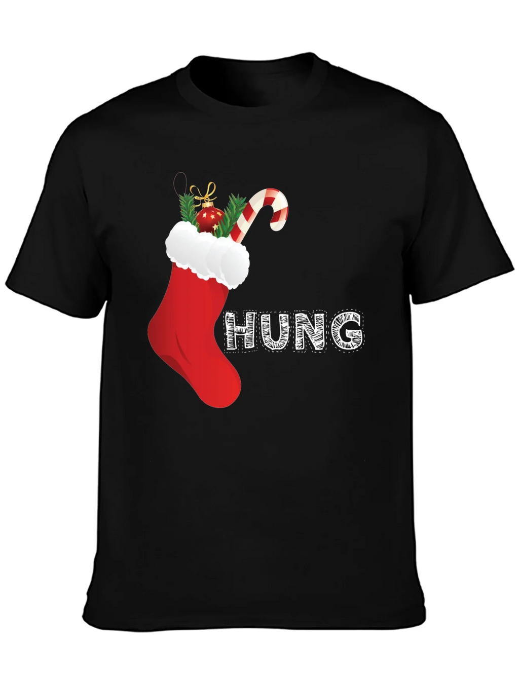 Festive Christmas Stocking T-Shirt product image 2
