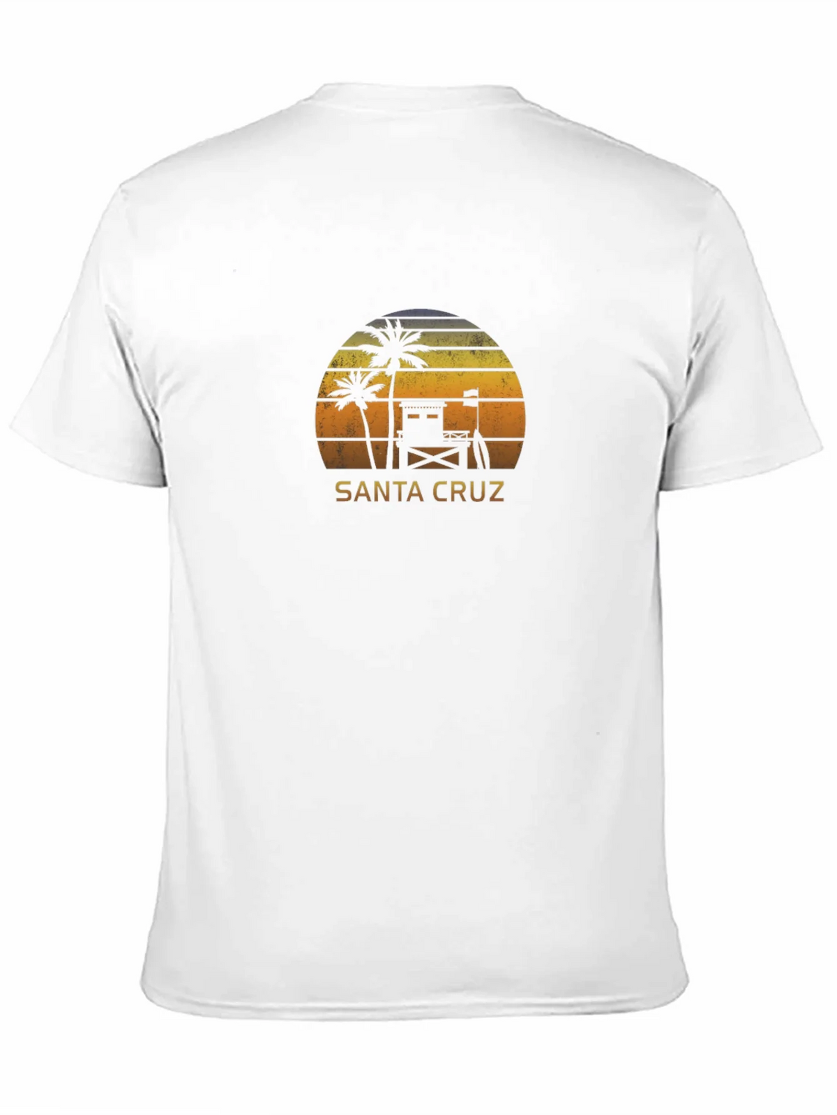 Santa Cruz Beach Sunset Graphic Tee - Black product image 5