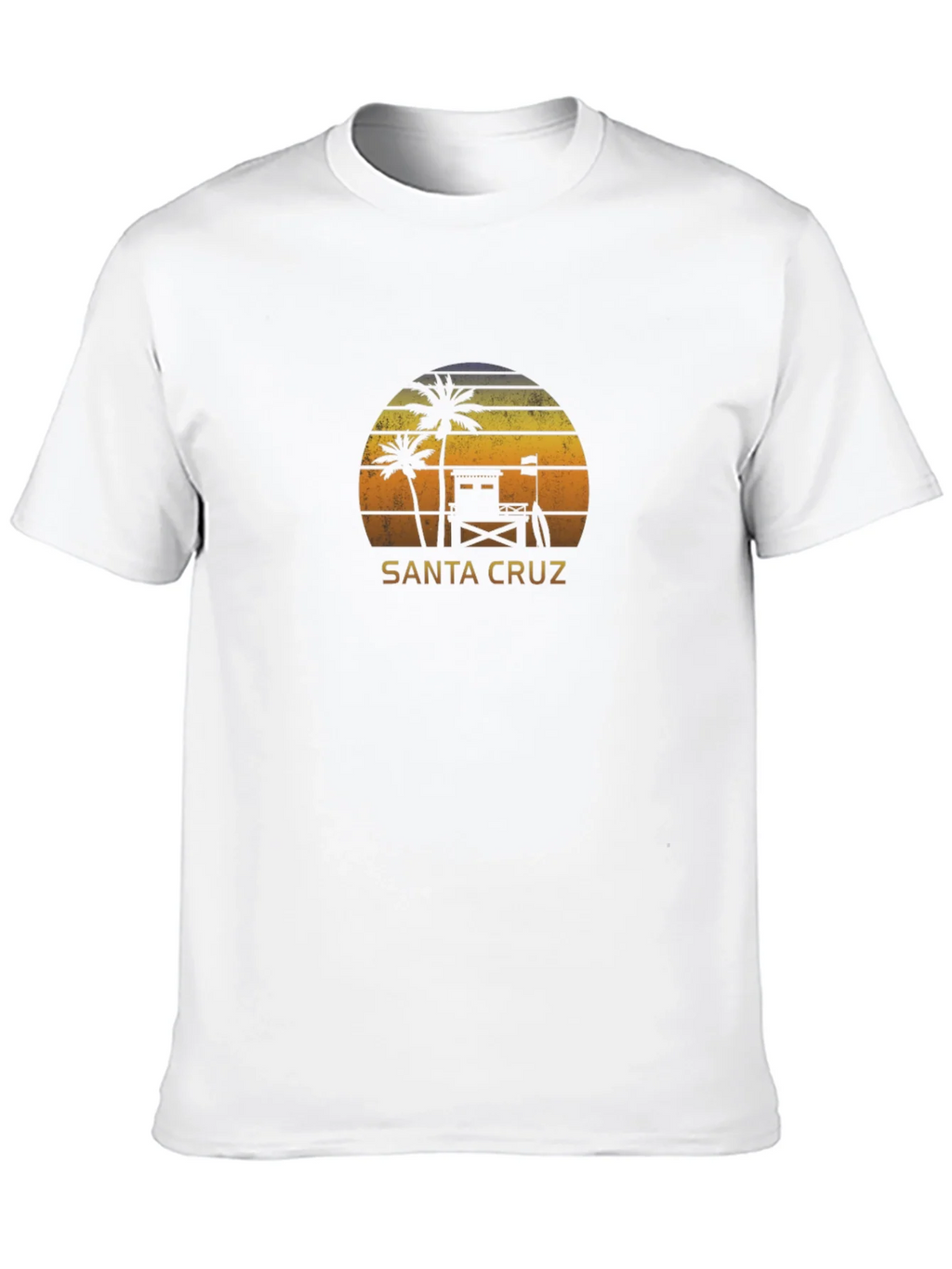 Santa Cruz Beach Sunset Graphic Tee - Black product image 4