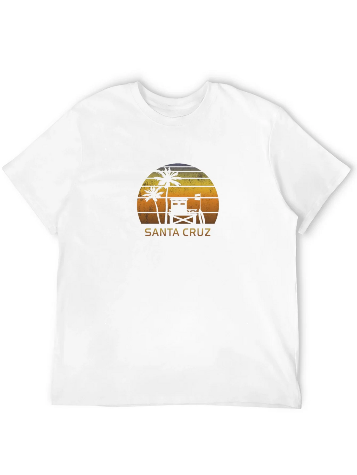 Santa Cruz Beach Sunset Graphic Tee - Black product image 6