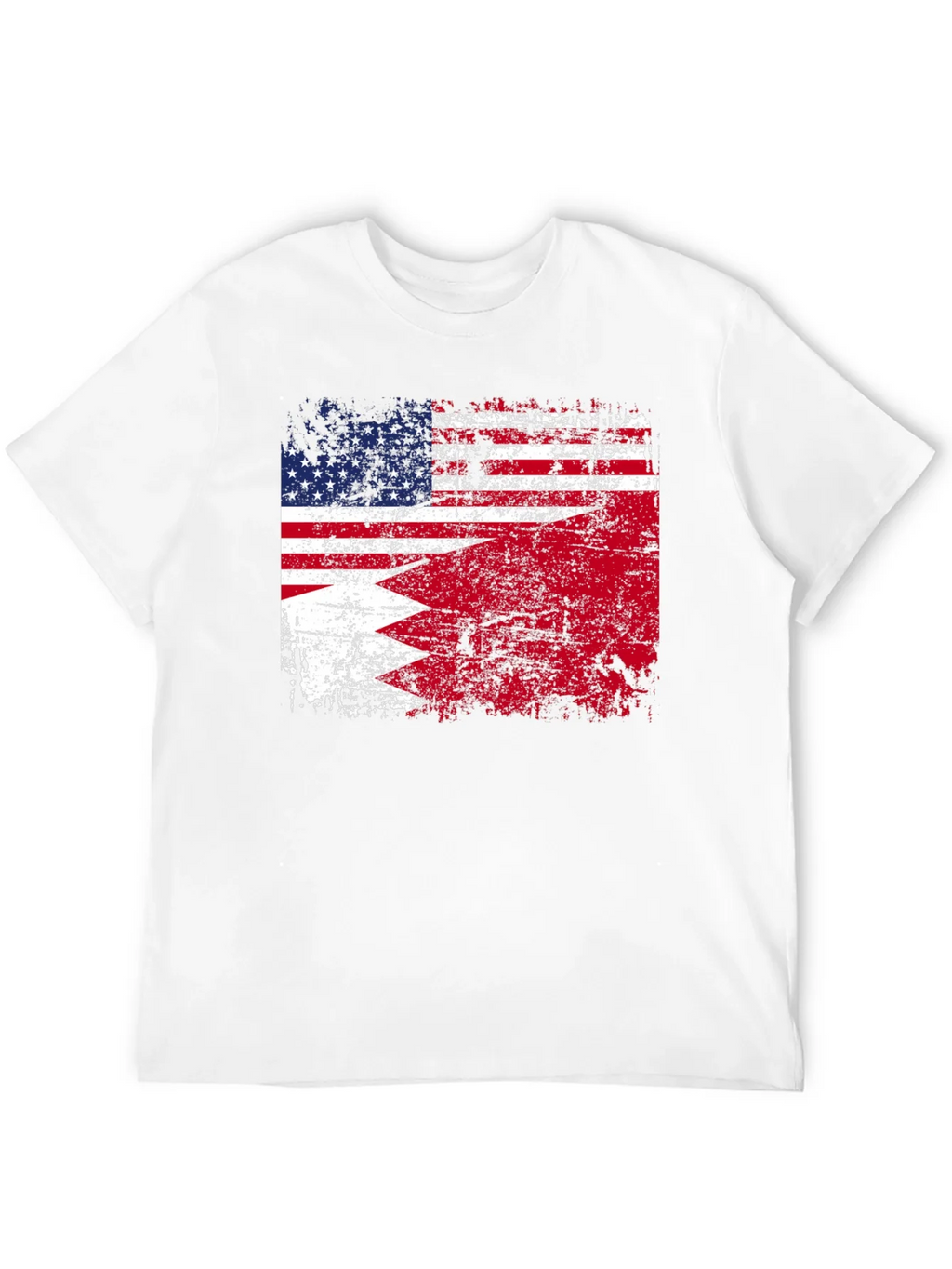 USA Bahrain Flag Graphic T-Shirt product image 6