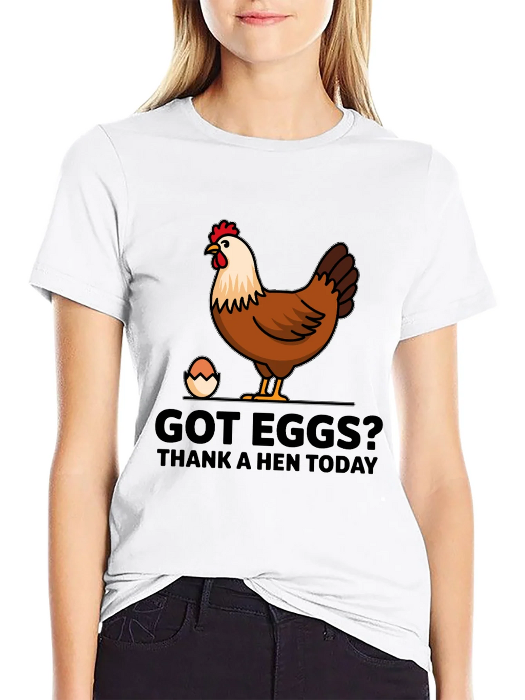 Got Eggs? Thank A Hen Today Graphic T-Shirt product image 6