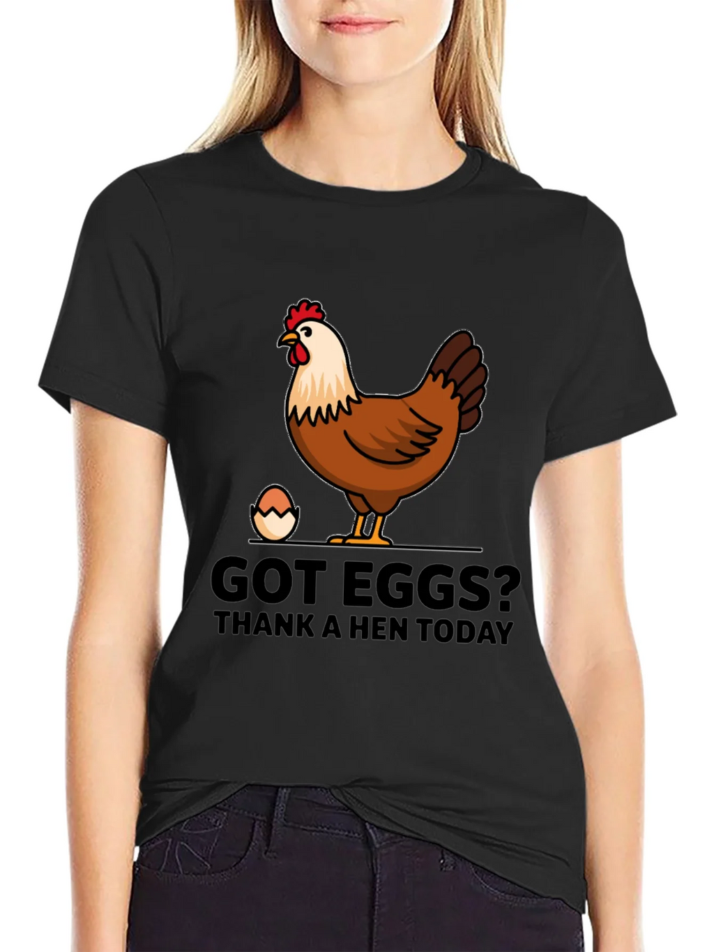 Got Eggs? Thank A Hen Today Graphic T-Shirt product image 2