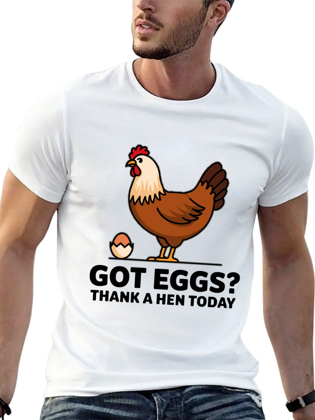 Got Eggs? Thank A Hen Today Graphic T-Shirt product image 9