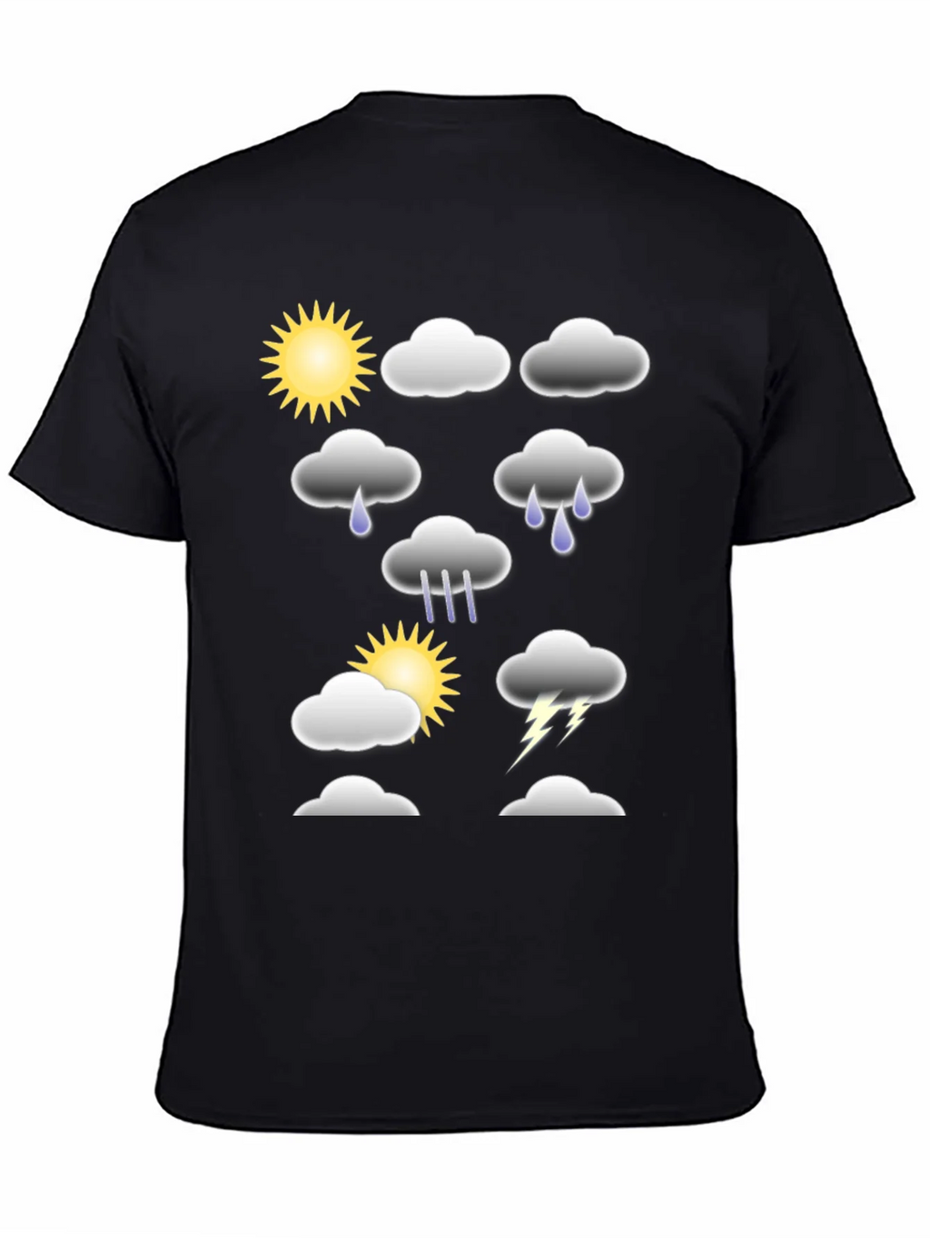 Weather Graphic T-Shirt - Fun Casual Tee product image 4