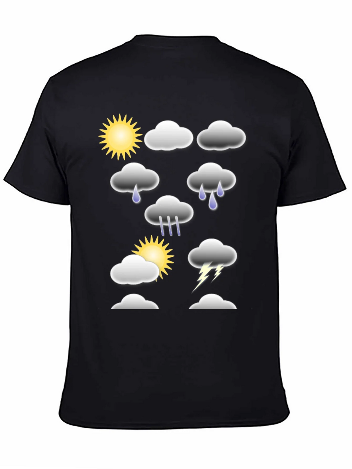 Weather Graphic T-Shirt - Fun Casual Tee product image 4