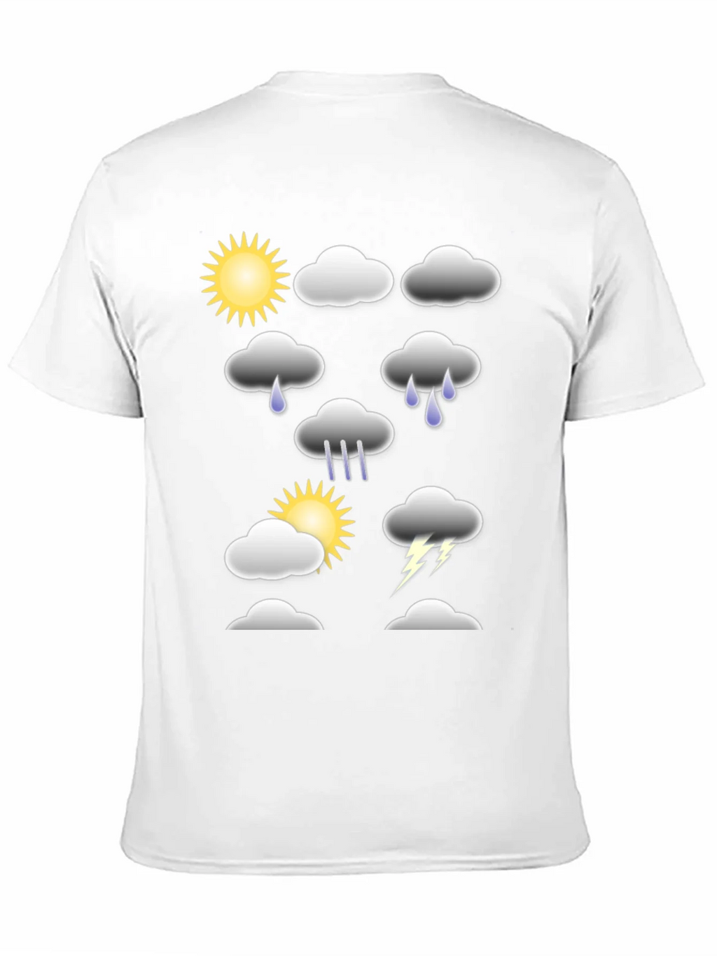 Weather Graphic T-Shirt - Fun Casual Tee product image 10