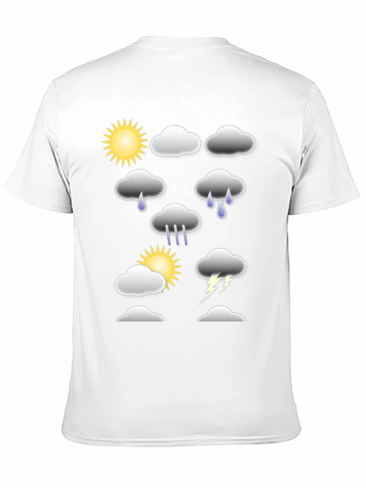 Weather Graphic T-Shirt - Fun Casual Tee product image 10
