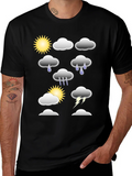 Weather Graphic T-Shirt - Fun Casual Tee product image 1